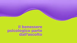 Il primo passo verso il benessere