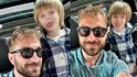 Stefano Corti, la foto con il figlio Noa Alexander