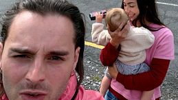 Ernia e Valentina Cabassi, le vacanze con la figlia Sveva