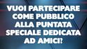 Partecipa come pubblico alla puntata speciale di Verissimo dedicata ad Amici
