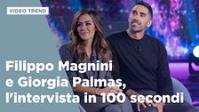 Filippo Magnini e Giorgia Palmas, l'intervista in 100 secondi