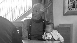 Ignazio Moser, lo scatto della figlia con il nonno Francesco