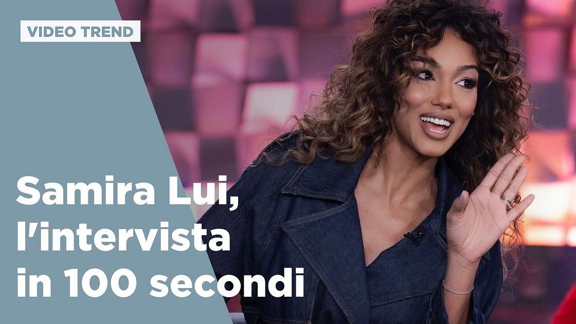 Samira Lui, l'intervista dell'1 febbraio in 100 secondi | Mediaset Infinity