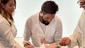 Alex Belli e Delia Duran, il Santo Battesimo del figlio Gabriel