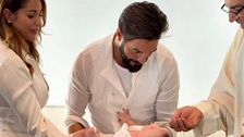 Alex Belli e Delia Duran, il Santo Battesimo del figlio Gabriel
