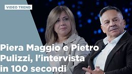 Piera Maggio e Pietro Pulizzi, l'intervista in 100 secondi