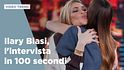 Ilary Blasi, l'intervista in 100 secondi
