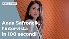 Anna Safroncik, l'intervista in 100 secondi