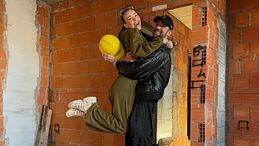 Andrea e Rosalinda, il cantiere della loro nuova casa