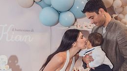 Giulia Salemi e Pierpaolo Pretelli festeggiano il battesimo del piccolo Kian