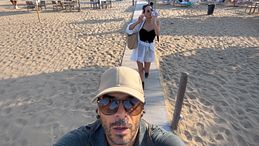 Marco Bocci al mare con Laura Chiatti