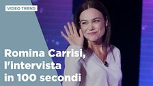 Romina Carrisi, l'intervista in 100 secondi