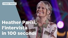 Heather Parisi, l'intervista in 100 secondi