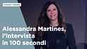 Alessandra Martines, l'intervista in 100 secondi