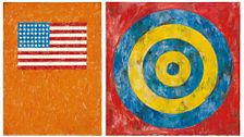 Le bandiere e i simboli di Jasper Johns in mostra al Guggenheim Museum di Bilbao
