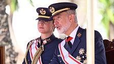 Leonor di Spagna ha concluso l'Accademia militare
