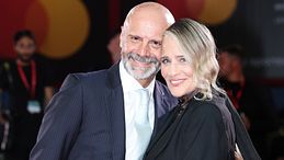 Heather Parisi, il red carpet a Venezia con il marito Umberto Maria