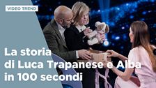 La storia di Luca Trapanese e Alba in 100 secondi