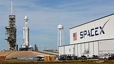 Il lancio dello SpaceX di Elon Musk