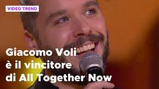 Giacomo Voli vince All Together Now
