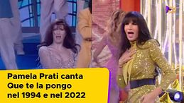Pamela Prati canta Que te la pongo nel 1994 e nel 1922