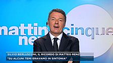 Matteo Renzi ricorda Silvio Berlusconi