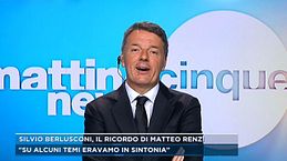 Matteo Renzi ricorda Silvio Berlusconi