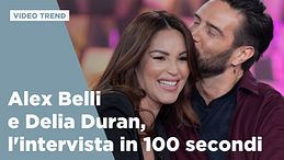 Alex Belli e Delia Duran, l'intervista in 100 secondi