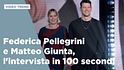 Federica Pellegrini e Matteo Giunta, l'intervista in 100 secondi