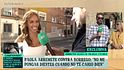 Carmen Borrego y José María Almoguera, por primera vez juntos como colaboradores, reaccionan a los dardos de Paola Olmedo
