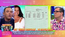 Carlos Corbacho saca a la luz la factura de Isabel Pantoja: "Vais a alucinar"