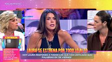 Terelu Campos rompe a llorar tras su tenso enfrentamiento con Laura Matamoros: "He visto sufrir mucho a tu primo"