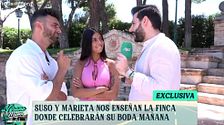 Marieta y Suso, muy emocionados horas antes de su boda
