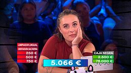 Jessy gana 5.066 euros en ‘¡Allá tú!’ y evita llevarse un limpiador lingual