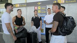 Las primeras conversaciones en el aeropuerto de los solteros y las solteras de 'La isla de las tentaciones 11'