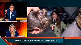 Tensión con Rebeca Crespo en la acampada de Sol durante una conexión de 'Horizonte'