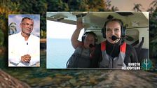 Los saltos de todos los supervivientes desde el helicóptero
