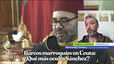 Mohamed Xamali, escritor e historiador marroquí, sobre la presencia de barcos en España el día del asalto masivo a Ceuta: "Las patrullas de ambos países cruzan a aguas del otro con frecuencia"