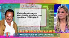 Salen a la luz las cartas de Julián Muñoz a Pepi Valladares mientras seguía con Isabel Pantoja: "Te quiero de por vida"