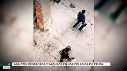 Exclusiva | Asaltos y destrozos en los colegios de Ceuta: las imágenes