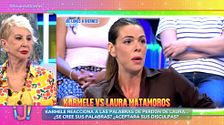 Lydia Lozano reacciona a las palabras de Karmele sobre Laura Matamoros: "Qué feo"