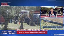 El duro testimonio Joaquín Torres, víctima de uno de los trenes accidentados: "Se me ha muerto una mujer en los brazos"