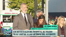 Felipe VI, a la salida del hospital de Toledo: "Hay que adoptar medidas"