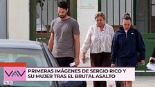 Primeras imágenes del futbolista Sergio Rico y su mujer tras el brutal robo en su casa