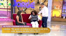 Virginia le pide explicaciones a su madre porque no la quiso acoger con su hijo cuando fue desahuciada