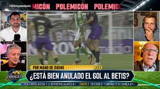 Las polémicas arbitrales del Betis – Barça analizadas a fondo por los expertos en El Chiringuito