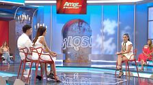 Cara a cara de Natalia con Laura y Borja: "No me creo la relación"
