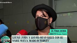 Lucas, de ‘Andy y Lucas’, reaparece tras su operación de nariz y confiesa su calvario: “Esto ha sido una pesadilla”