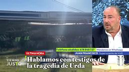 Francisco, superviviente de Urda: "Yo elegí la silla y el vagón adecuado, pero una vida no puede depender de la suerte