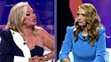 Beatriz Trapote y Belén Esteban, cara a cara, protagonizan un tensísimo reencuentro: "Si llevases buena alimentación no llevarías faja"